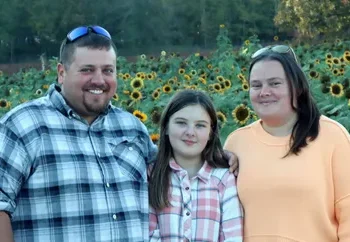 Mark Curfman owner of MRC Restoration pictured with his family showcasing the heart behind this family owned restoration business