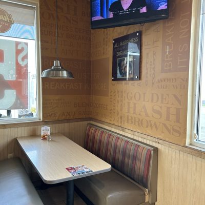 Mold-covered wall in a restaurant requiring professional commercial mold remediation services.